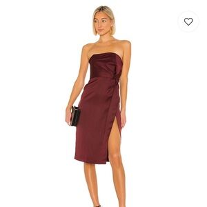 NBD revolve XS Taliyah Midi Dress in Plum